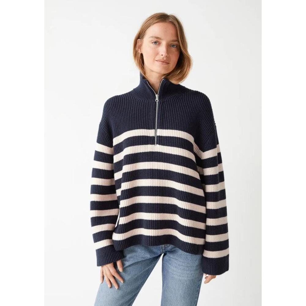 & OTHER STORIES Women's Half-Zip Sweater Size S